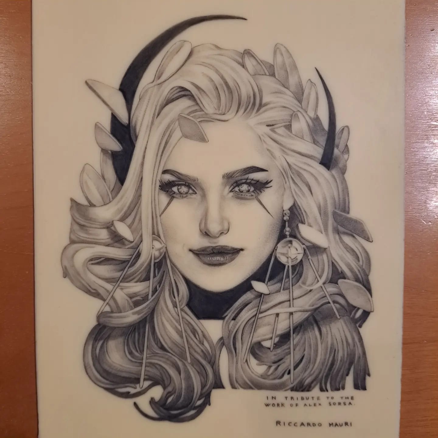 Tattoo art tribute to Alex Sorsa