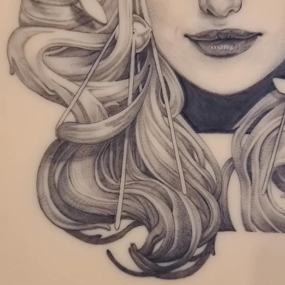 Tattoo art tribute to Alex Sorsa