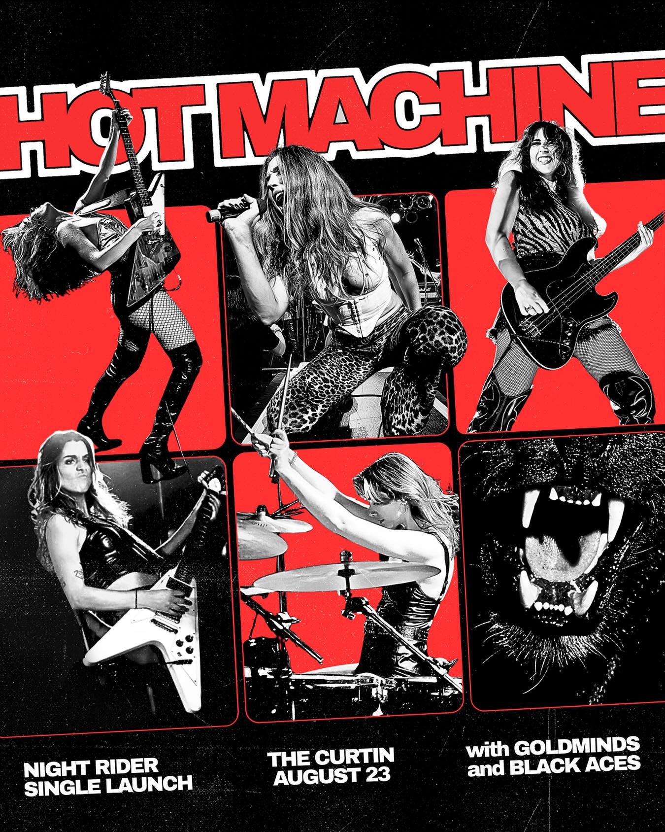 HOT MACHINE 'NIGHT RIDER' SINGLE LAUNCH 🔥