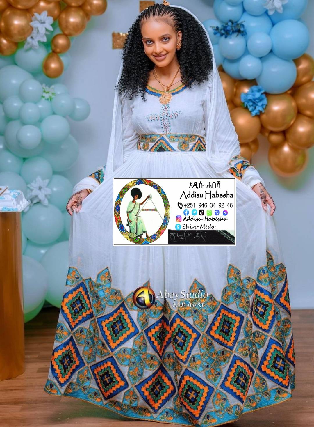 Amena Traditional clothes -Addisu