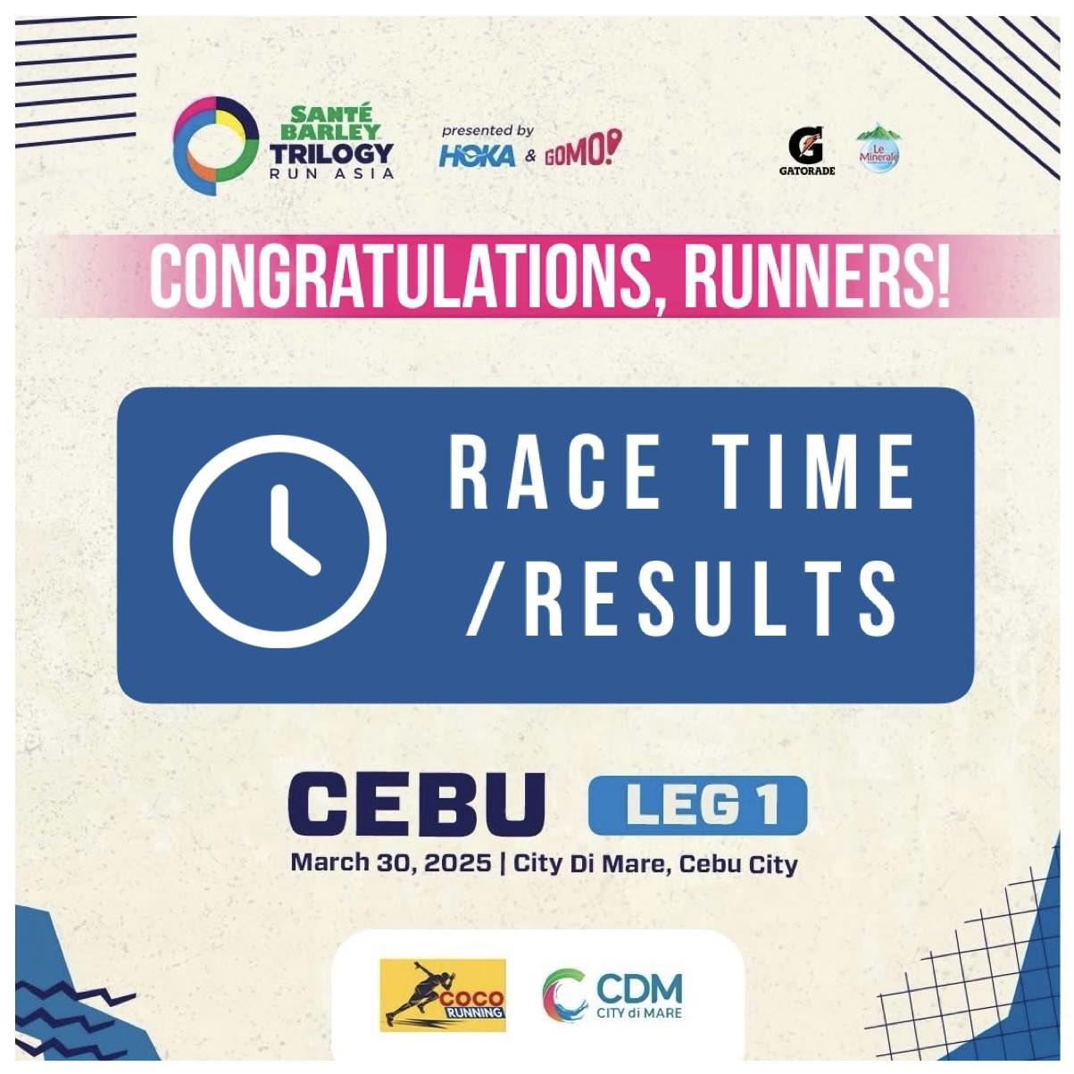 Dagan Sugbu - ⏱️ RACE RESULTS ARE OUT 🏃🏽‍♂️ 2025 Trilogy... | Facebook