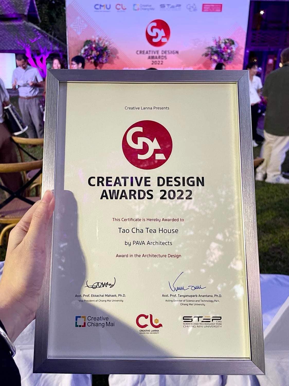 PAVA architects - Thank you Creative Design Award 2022 for...