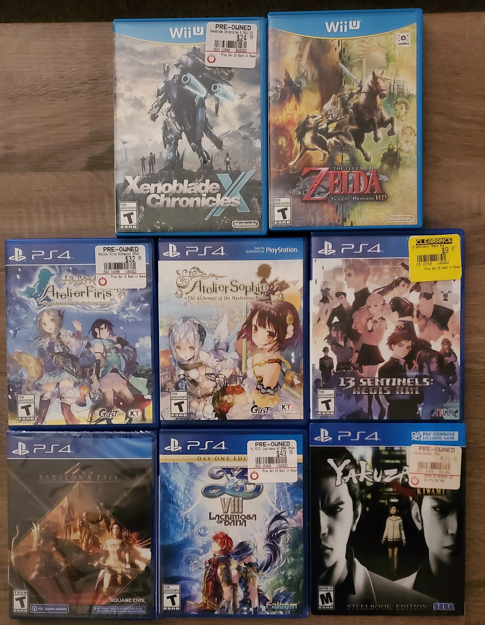Got these while on vacation. Physical Ys 9 has been impossible for