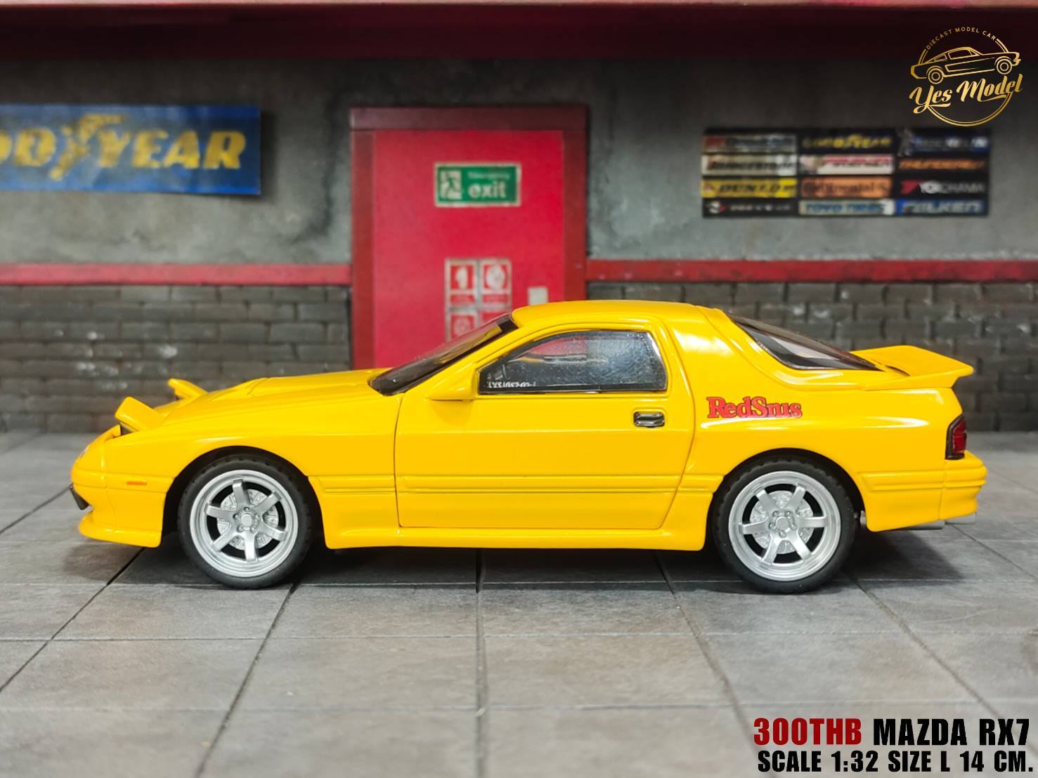 Yes - โมเดลรถเหล็กมาสด้า RX 7 Mazda RX - 7 scale 1: 32 (ขนาดความยาว 14 ...