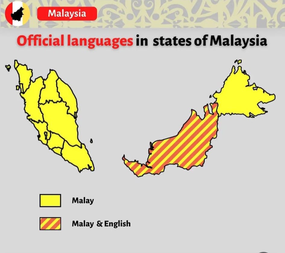 Official languages of states in Malaysia 🇲🇾 The official