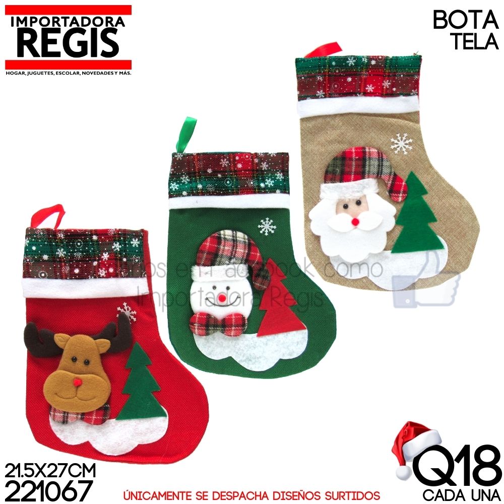 Importadora Regis - BOTAS NAVIDEÑAS A mayoristas precios especiales haz ...