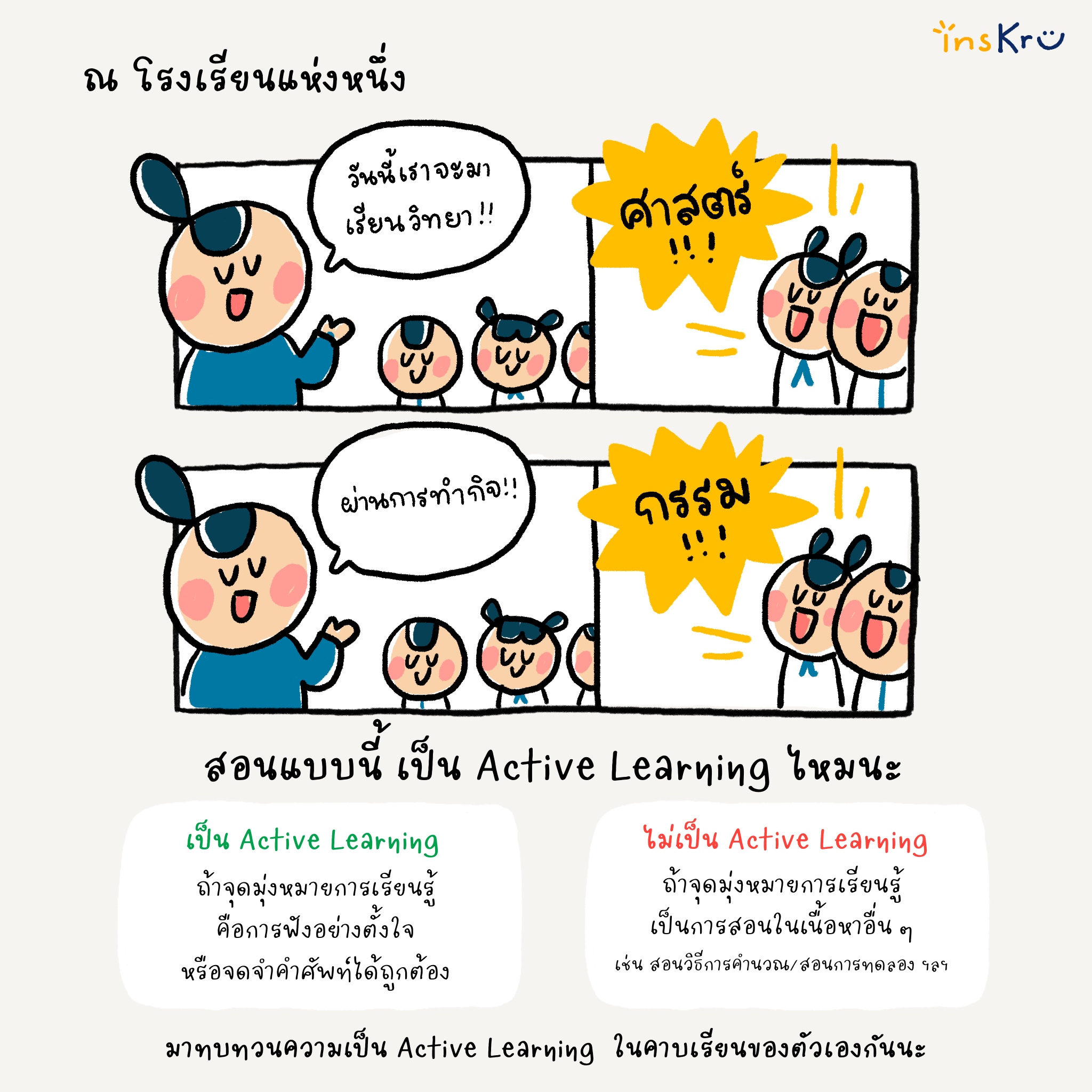 👨‍🏫เคยเจอไหม... - Inskru -พื้นที่แบ่งปันไอเดียการสอน