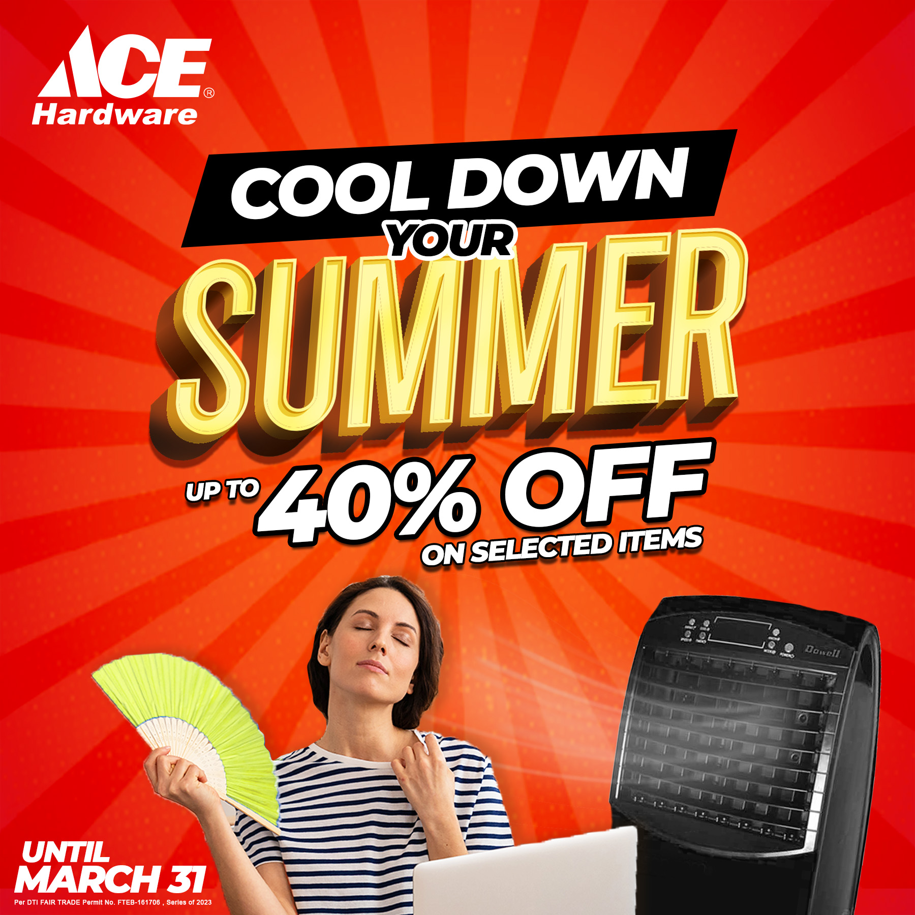 🌞Summer heat got you sweating?... - ACE Hardware Philippines