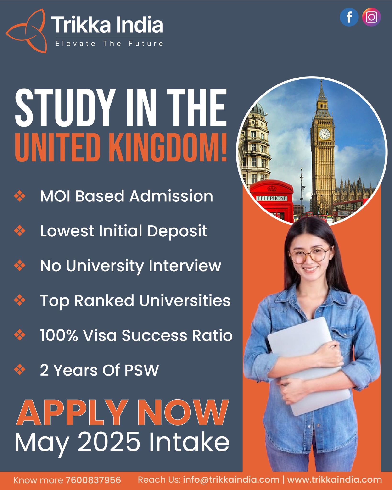 Trikka India - Study in the UK – May 2025 Intake Now Open! 🇬🇧 Get ...