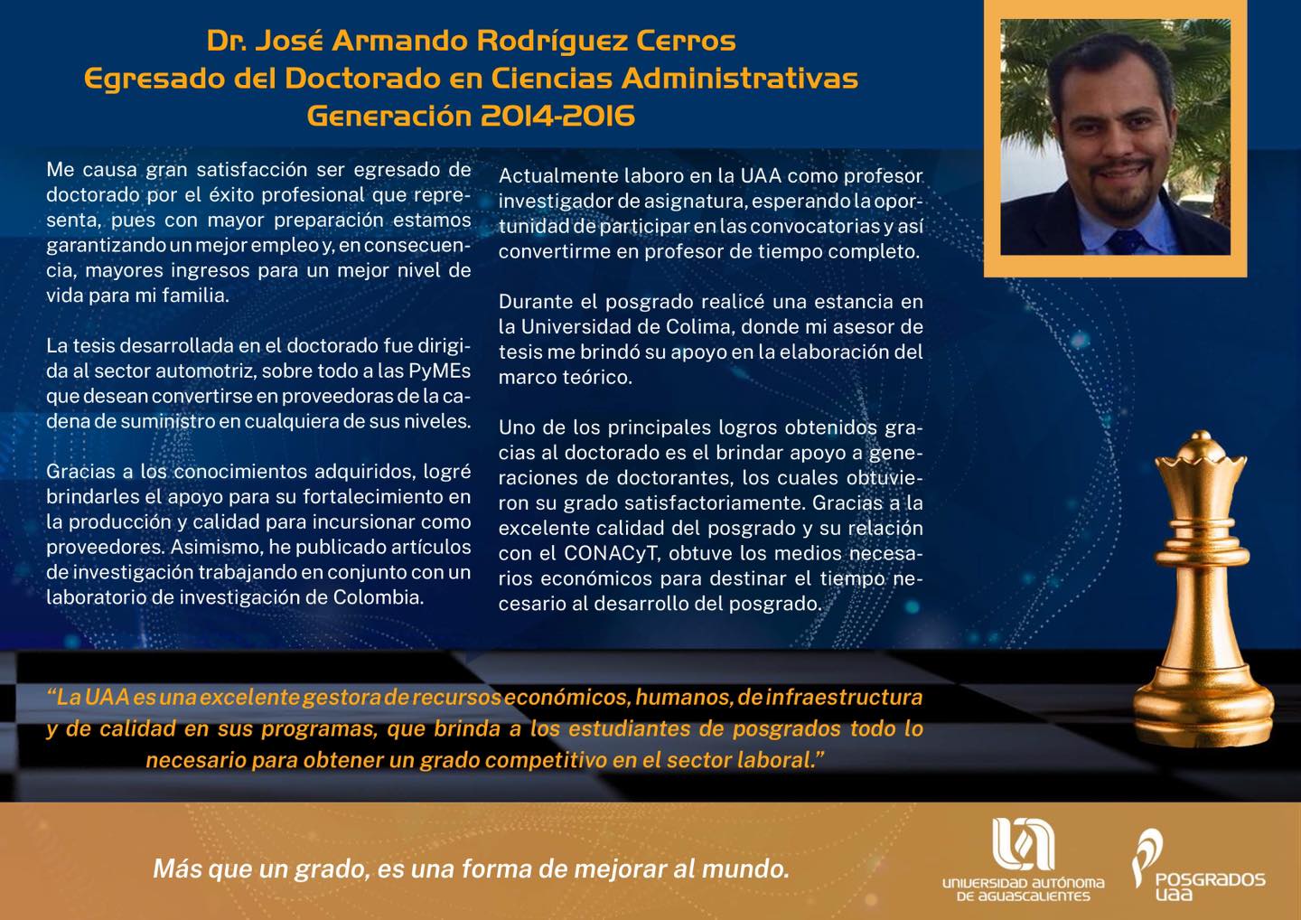 Conoce y estudia... - Universidad Autónoma de Aguascalientes