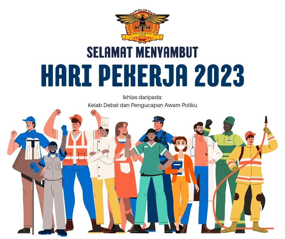 KDPAP Poliku - Selamat Menyambut Hari Pekerja 2023 khas...