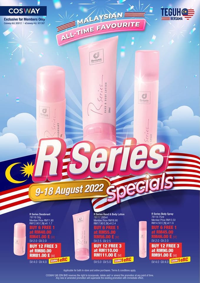 ＃不好不介绍 📢 R-Series 系列优惠 🛒🛍️ 💢 9 ~ 18... - Cosway Pantai Jerjak | Facebook