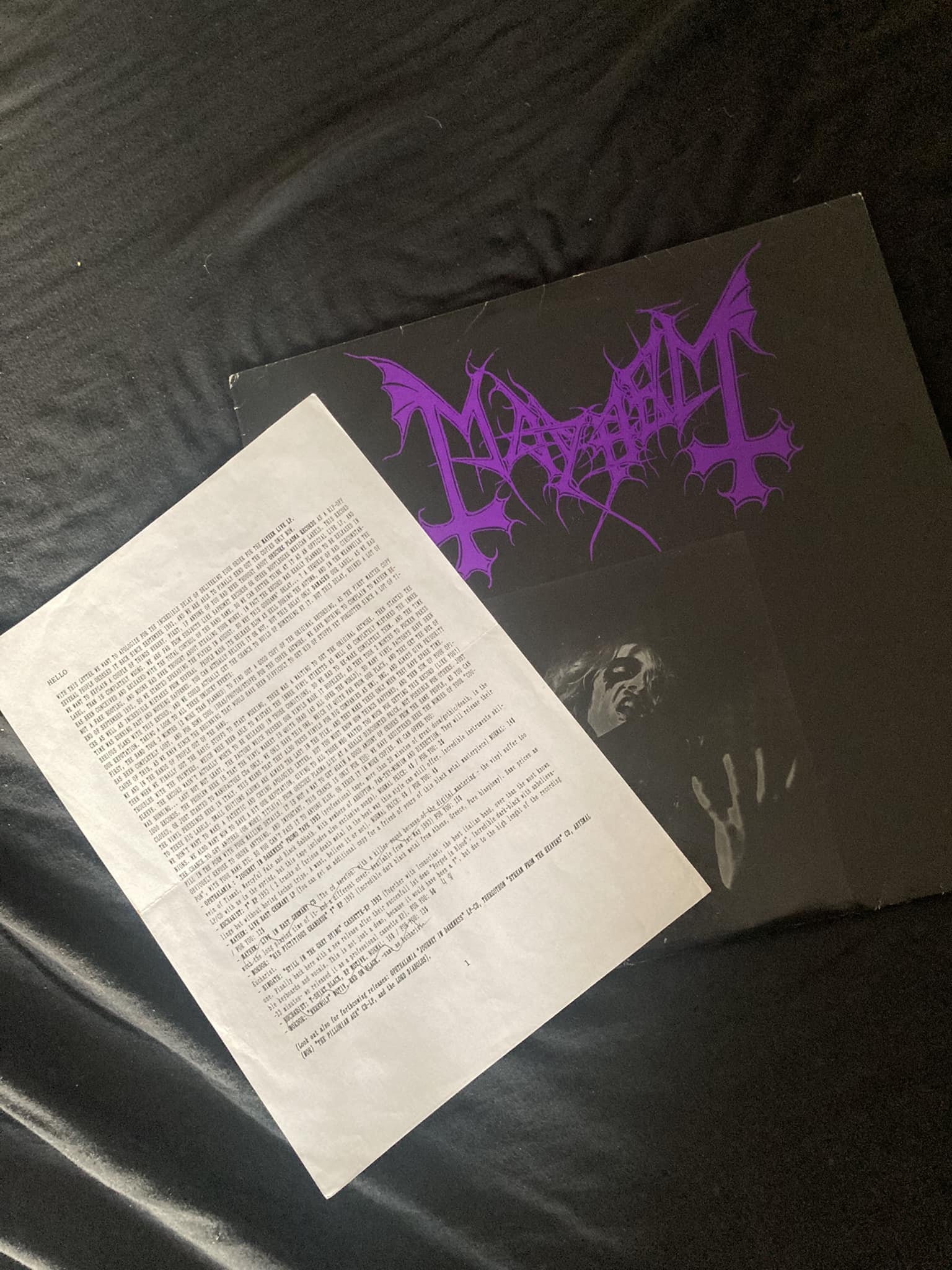 Mayhem - Ancient Skin (Leipzig - Germany 1998)