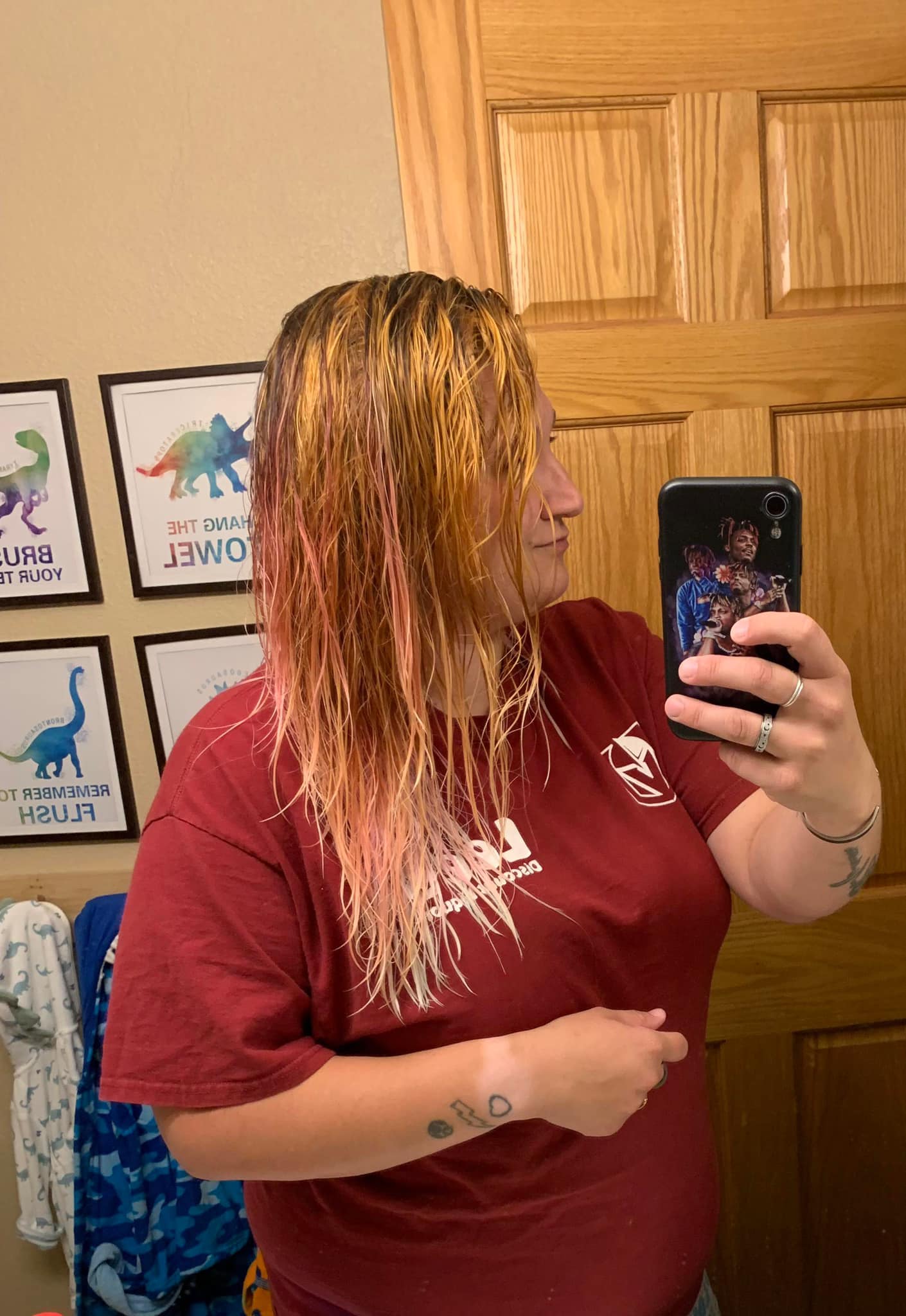 Midlife crisis leads to bad hair color experience
