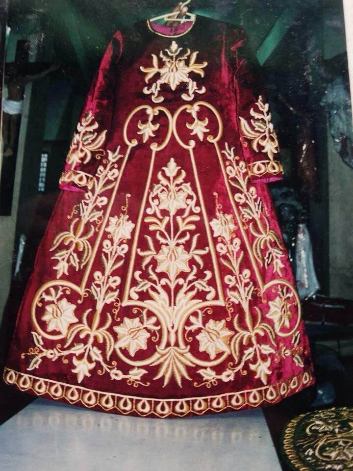 nazareno dress design What went wrong with this embroidered Santo vestment design? Black nazarene Color:Periwinkle/Light Blue Champagne Tulle High Low Style:asymmetrical