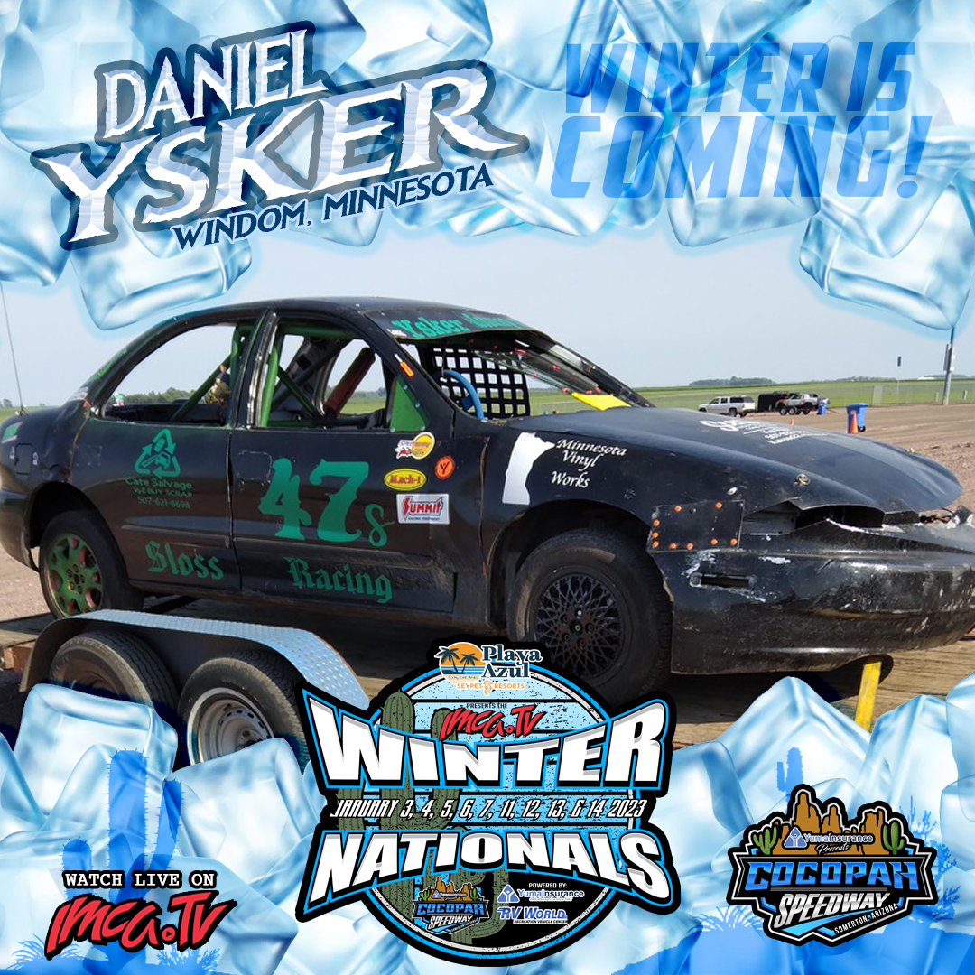 IMCA Racing - ️ WINTER IS COMING! ️ 🏁 Daniel Ysker 🇺🇸... | Facebook