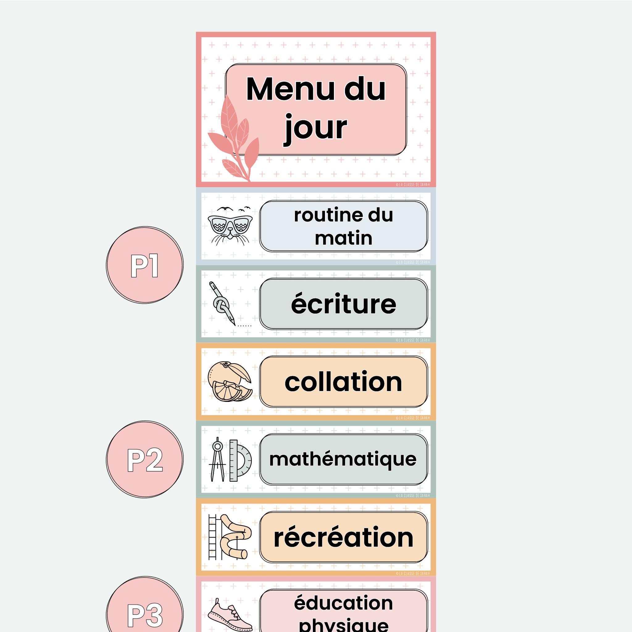 La classe de Sarah