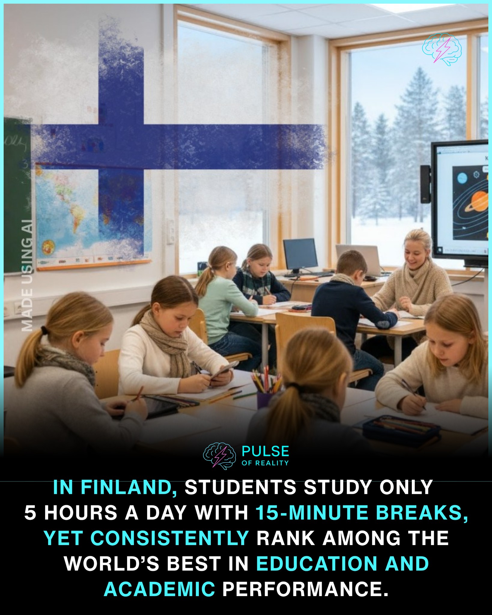 In Finland, students spend just 4 to 5... - Pulse of Reality | Facebook