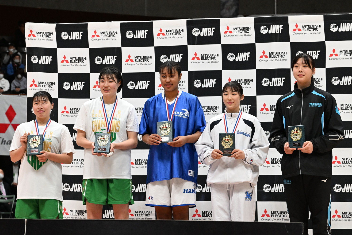 優秀選手賞 左から：古木 梨子（東京医療保健大学）3年、岡本... - NPO法人 日本バスケットボール振興会 | Facebook