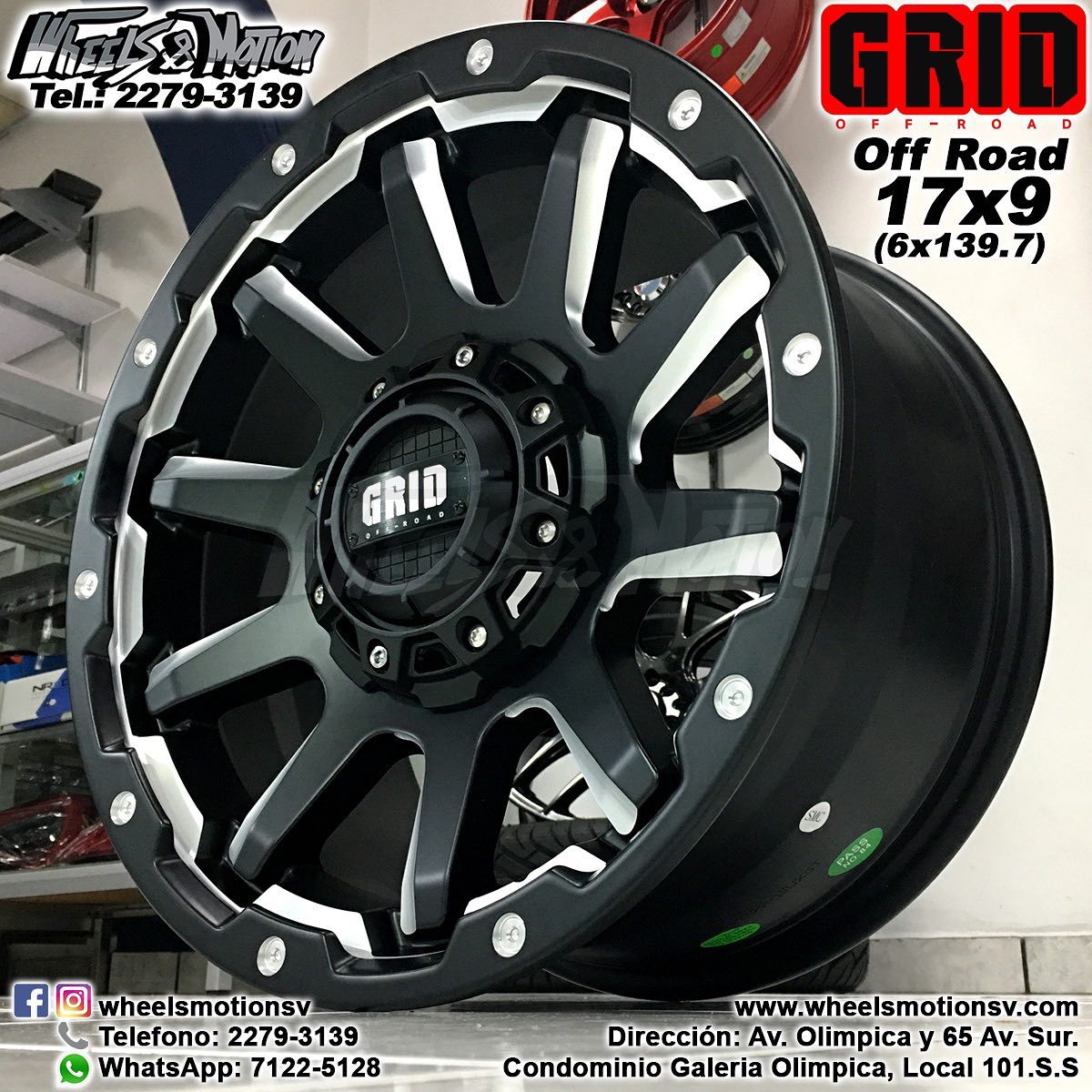 WHEELS MOTION - Disponibles en tienda‼️ Rines marca: GRID...