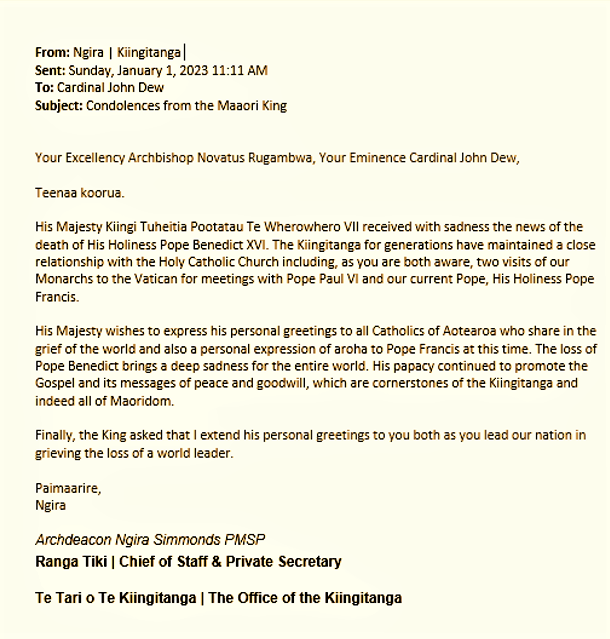Apostolic Nuncio... - New Zealand Catholic Bishops Conference