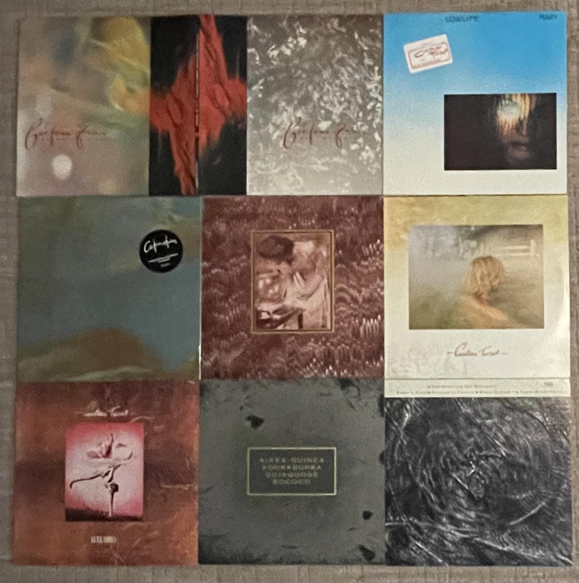 There are no Cocteau Twins ￼LPs in this picture. Just EPs and 