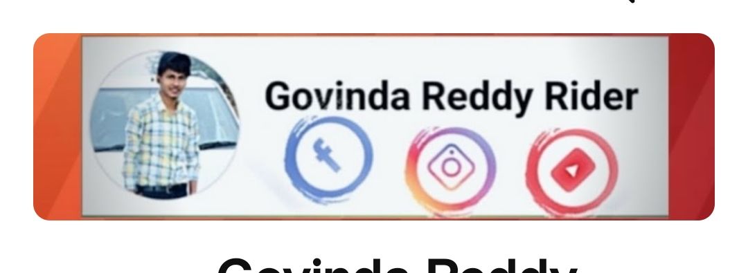 Govinda Reddy Rider | Facebook
