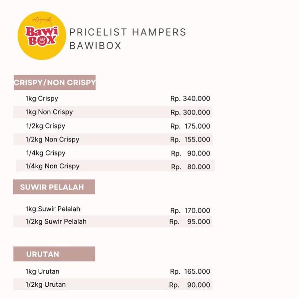 Bawi Box Bali | Denpasar