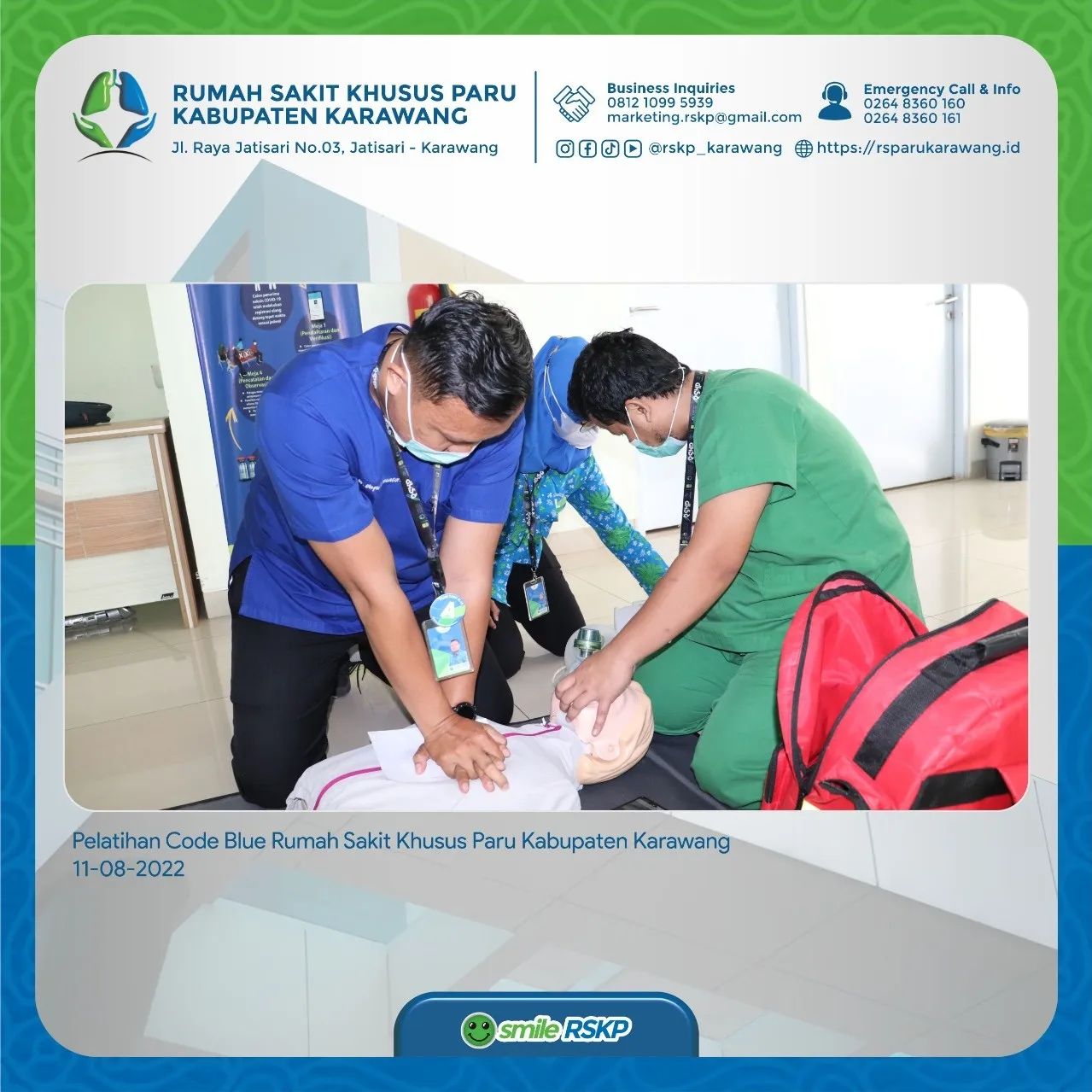 RSUD Jatisari - Code Blue (Kode Biru) merupakan kode yang... | Facebook