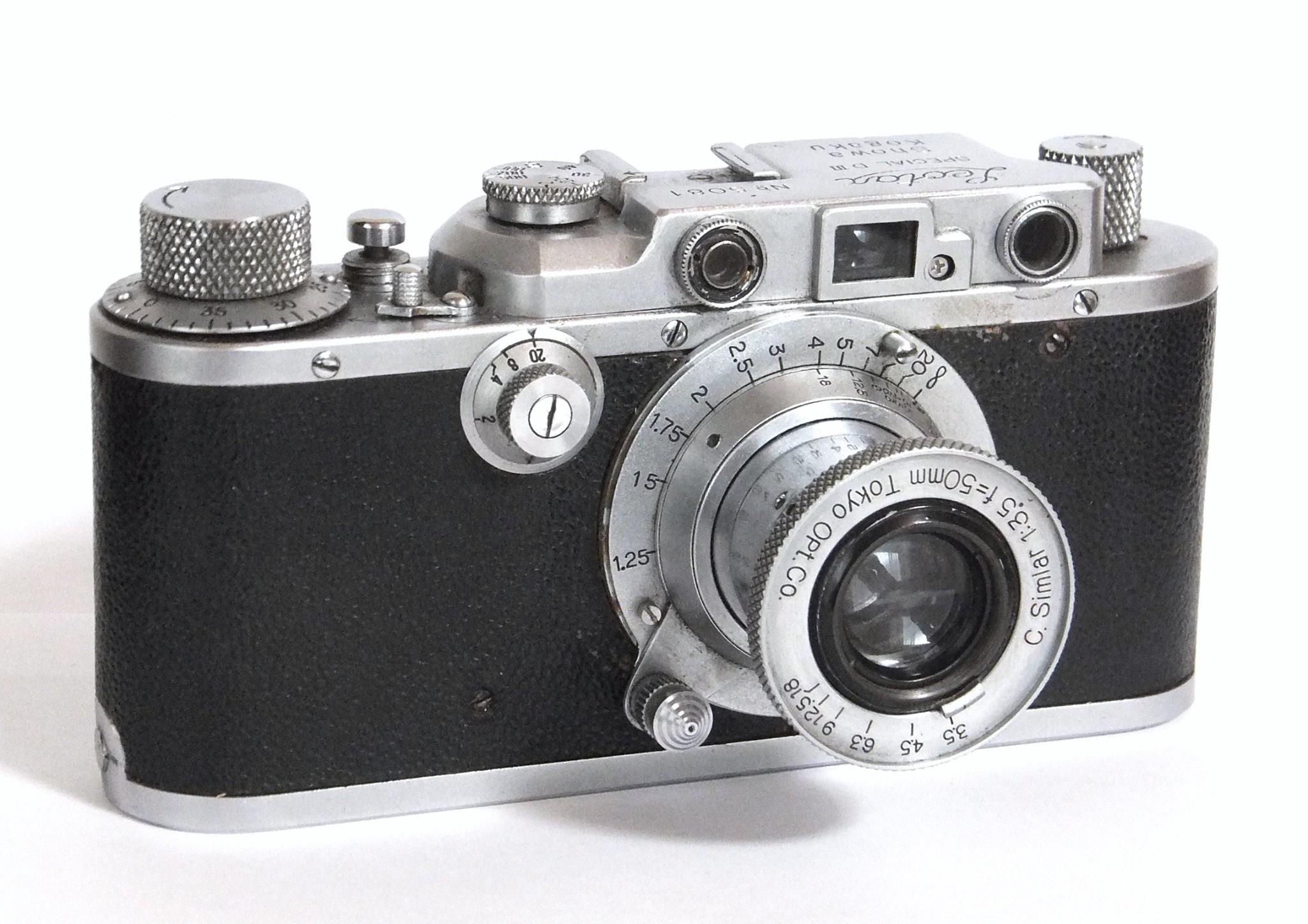 レオタックス LEOTAX Showa Optical Works Ltd Information about the Leotax camera made in Japan 1940s-50s