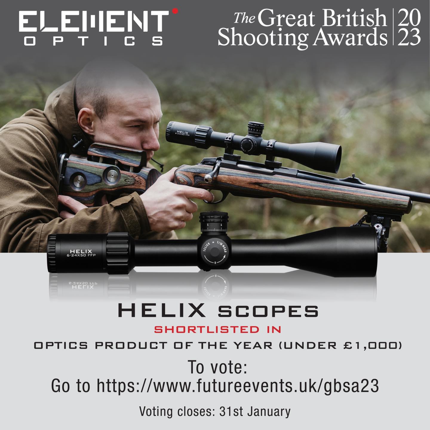 We use the Element Optics Helix... - Wisconsin AirGunners | Facebook