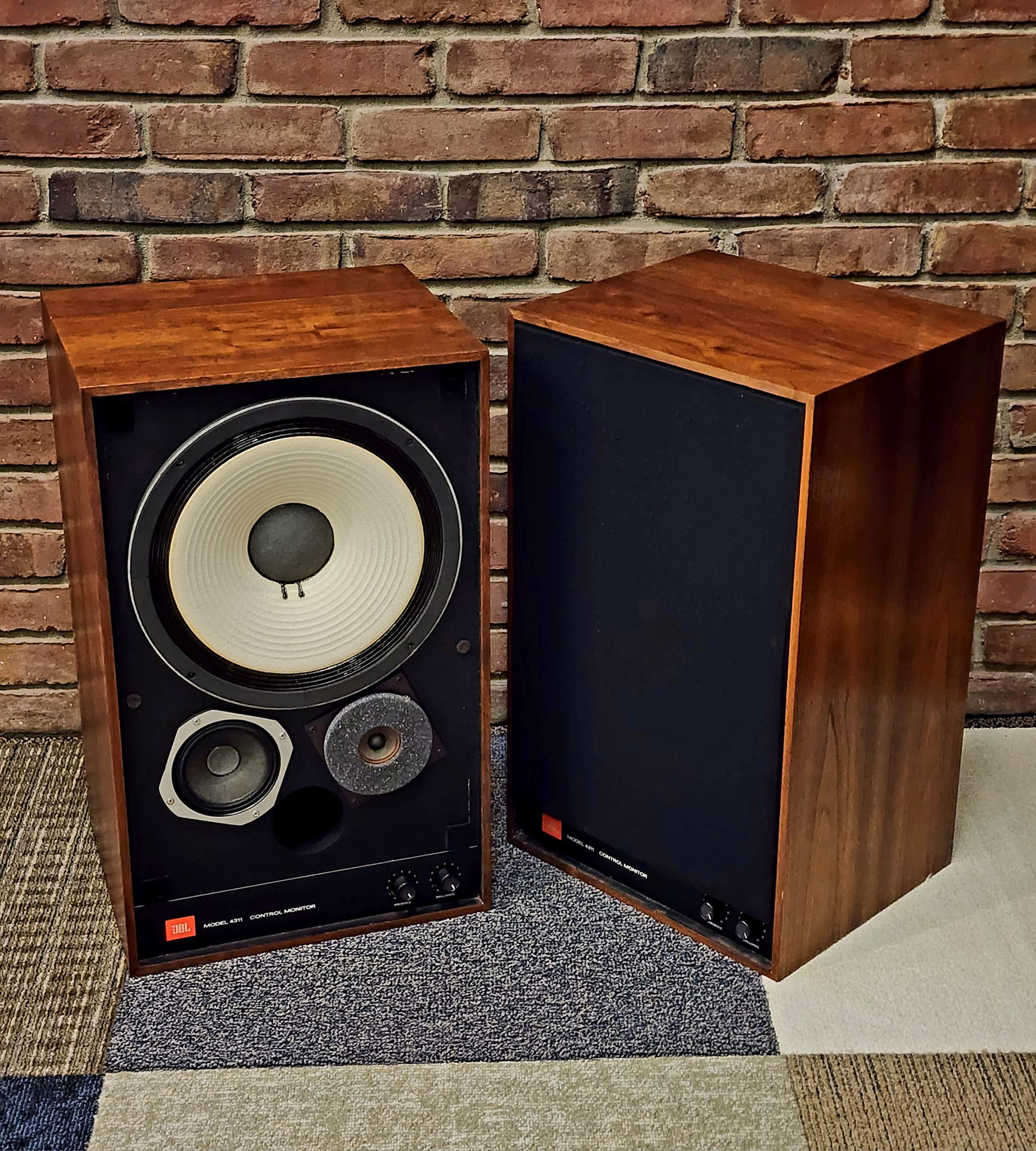 Restored JBL 4311 monitors from Island Studio