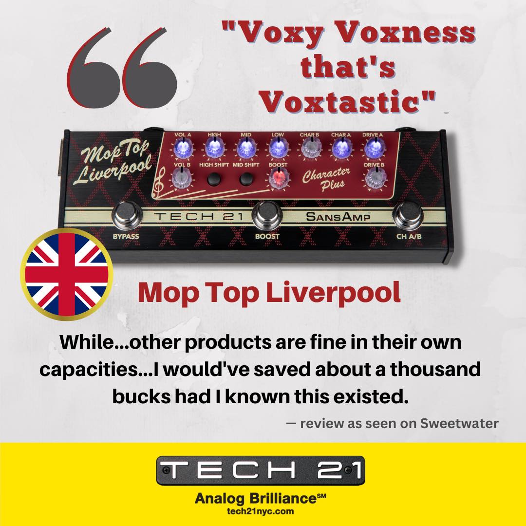 Tech 21 Mop Top Liverpool pedal review