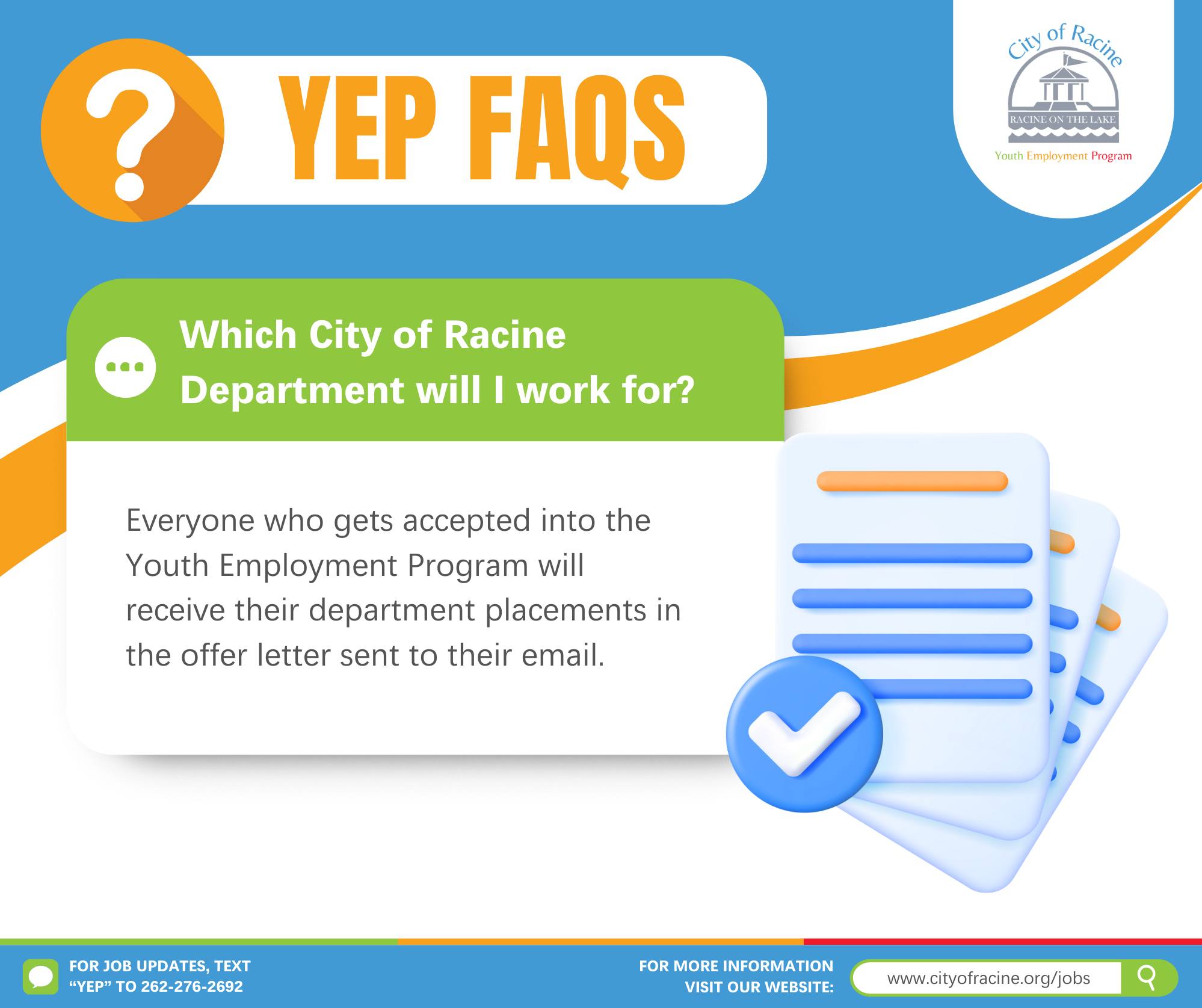City of Racine, Youth Employment Program - YEP | Racine WI