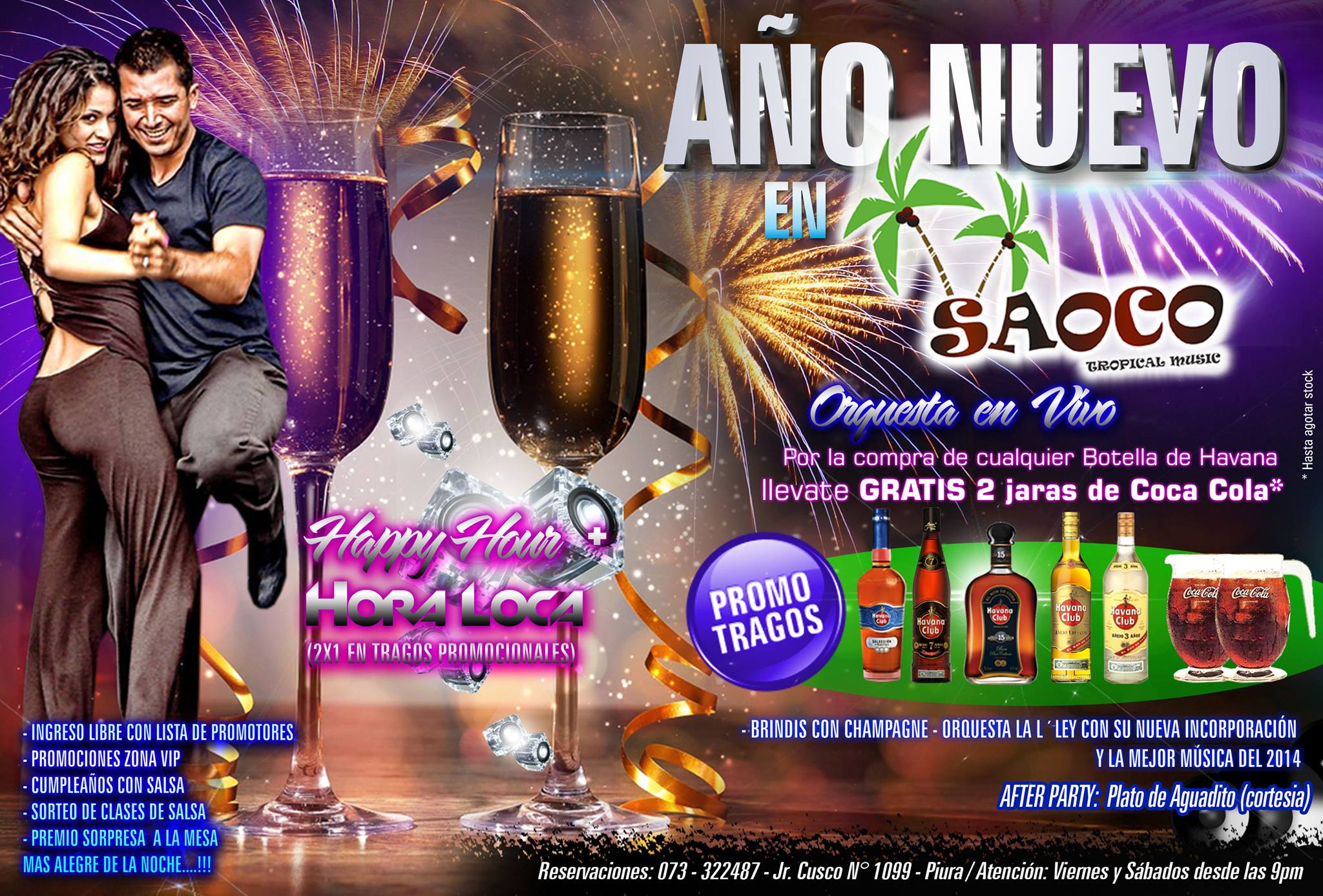 Saoco Piura - MAÑANA LLEGA EL 2015!! Y QUE MEJOR MANERA DE...