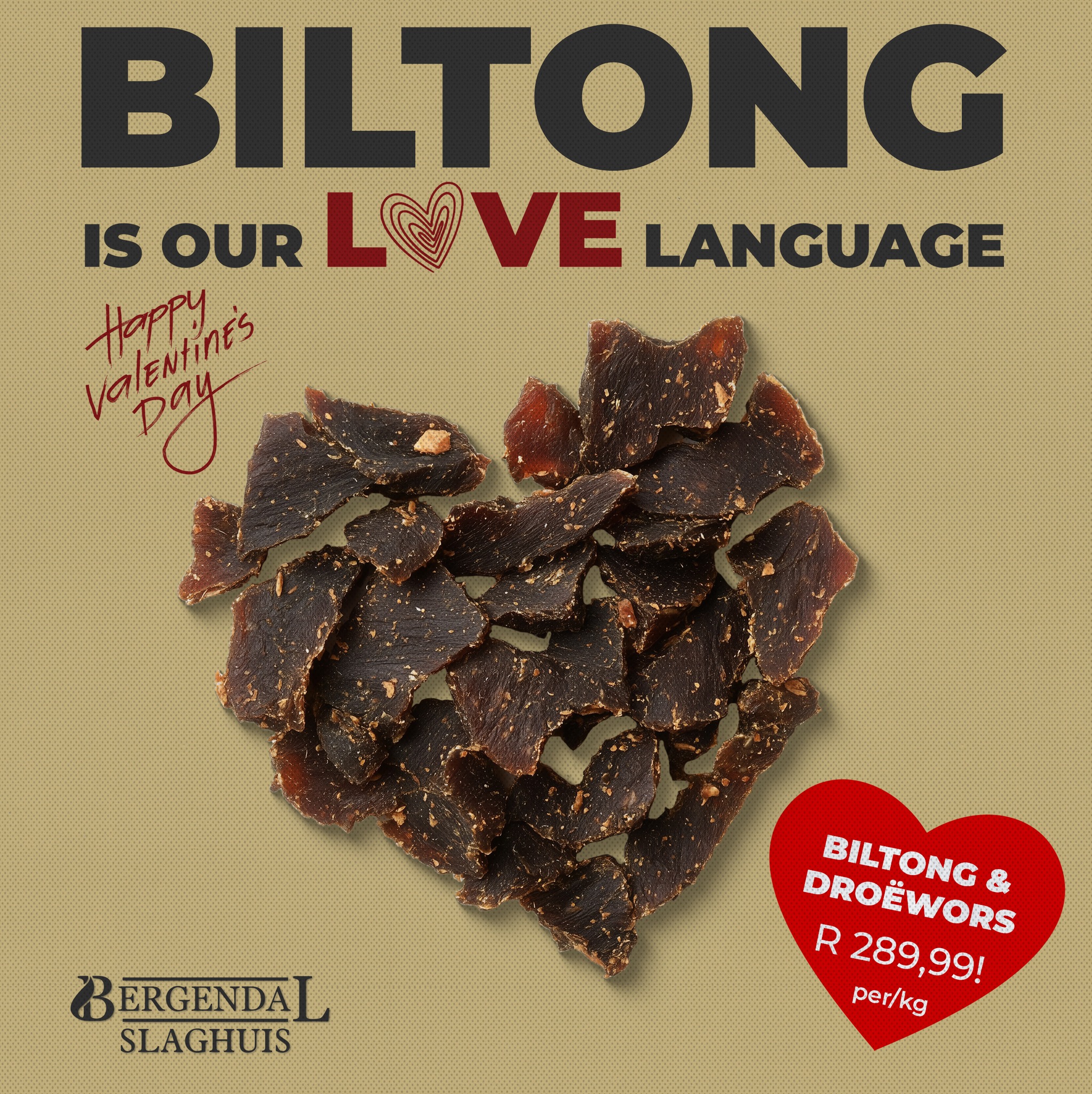 Bergendal - 💘 Roses are red, violets are blue, biltong is lekker, and ...