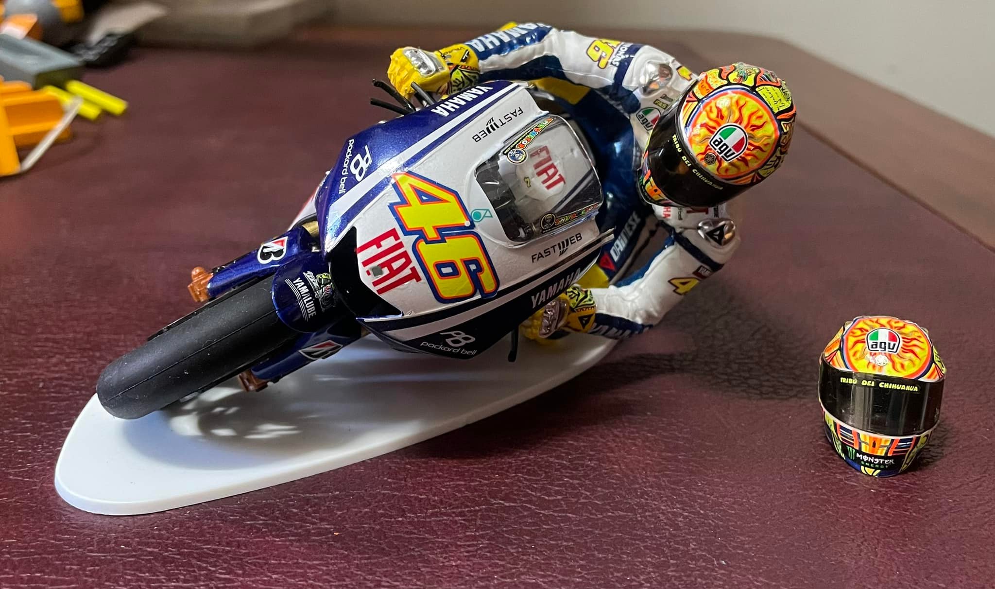 Tamiya Valentino Rossi model kits built by member