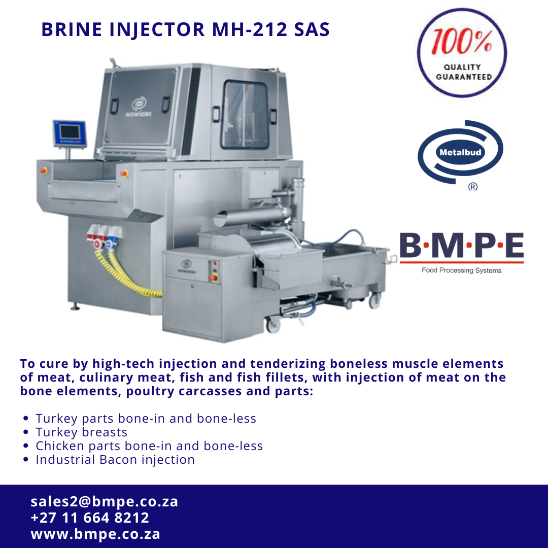BMPE - Food Processing Systems - Nowicki MH 212 SAS Brine Injector To ...