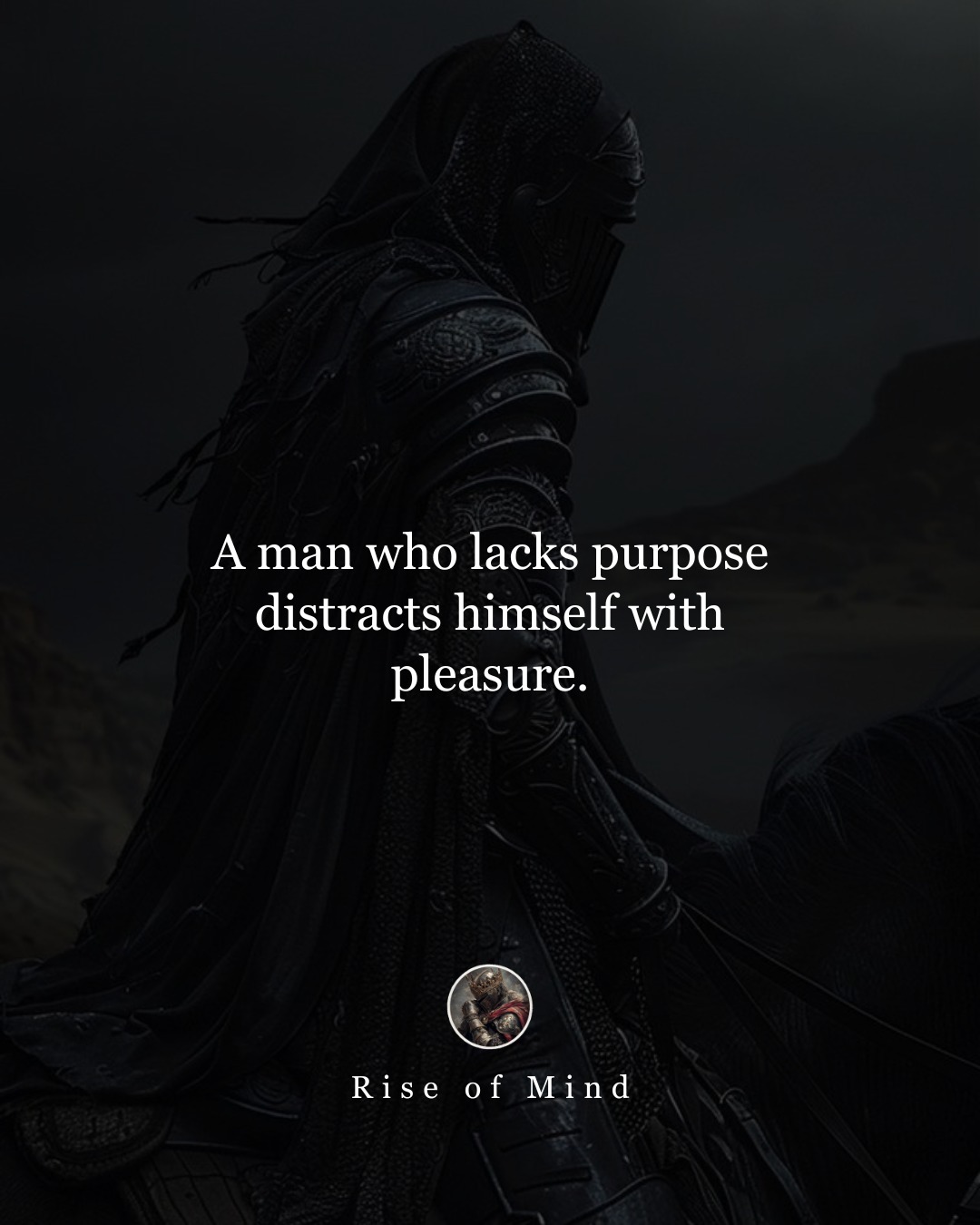 Rise - This quote underscores the emptiness that often results from a ...