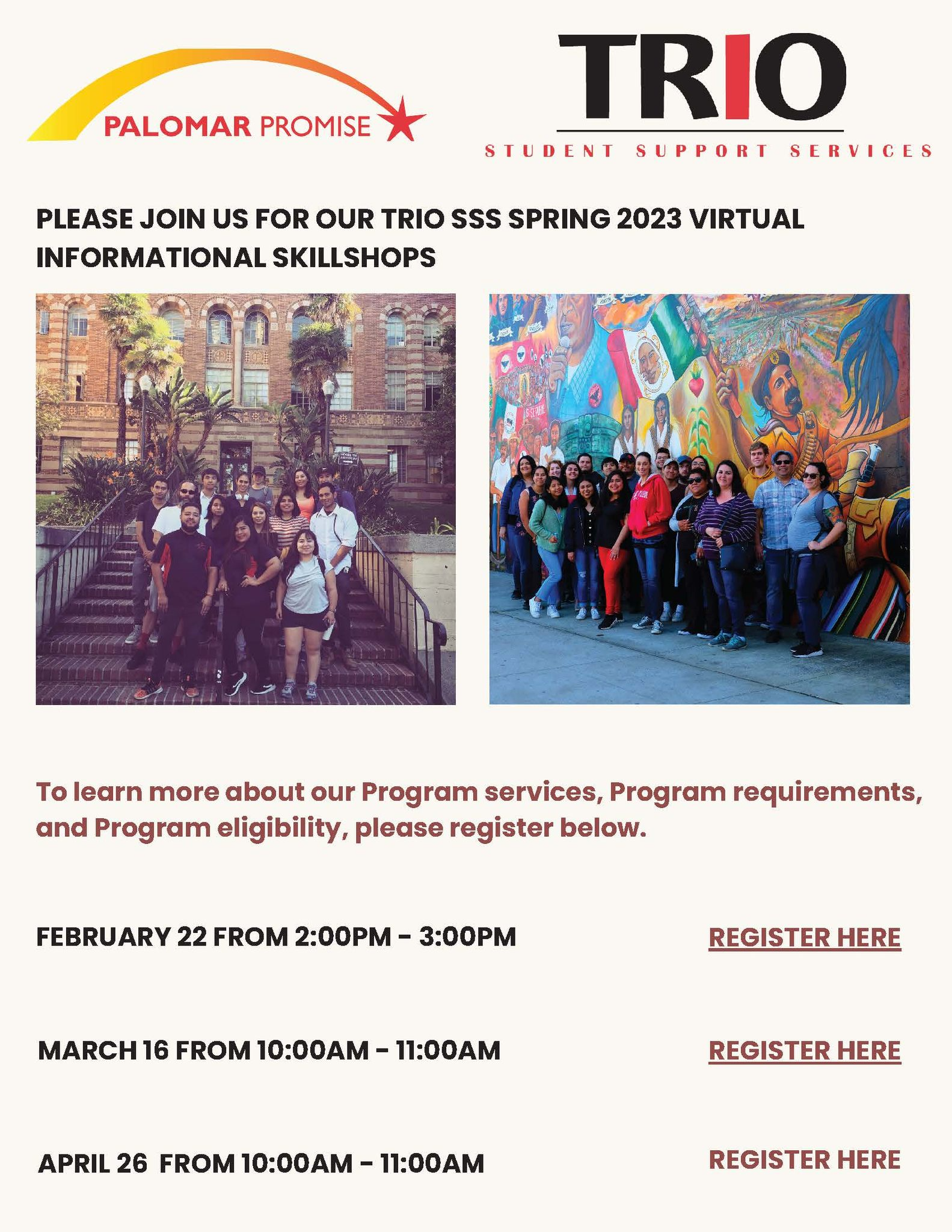 Palomar College - Skillshop: TRIO Student Support Services Program ...