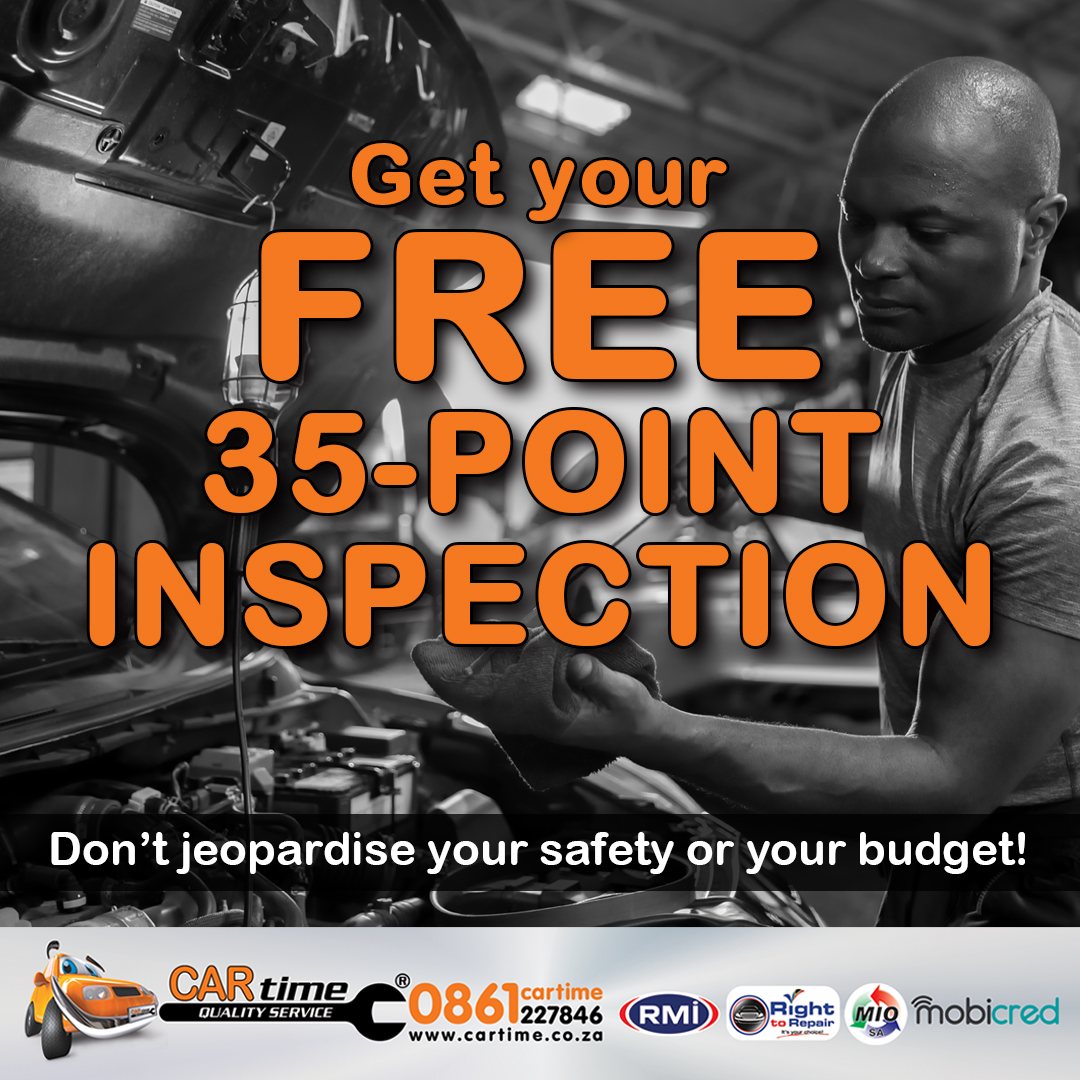 CARtime - At CARtime, we offer a FREE 35 Point Inspection...