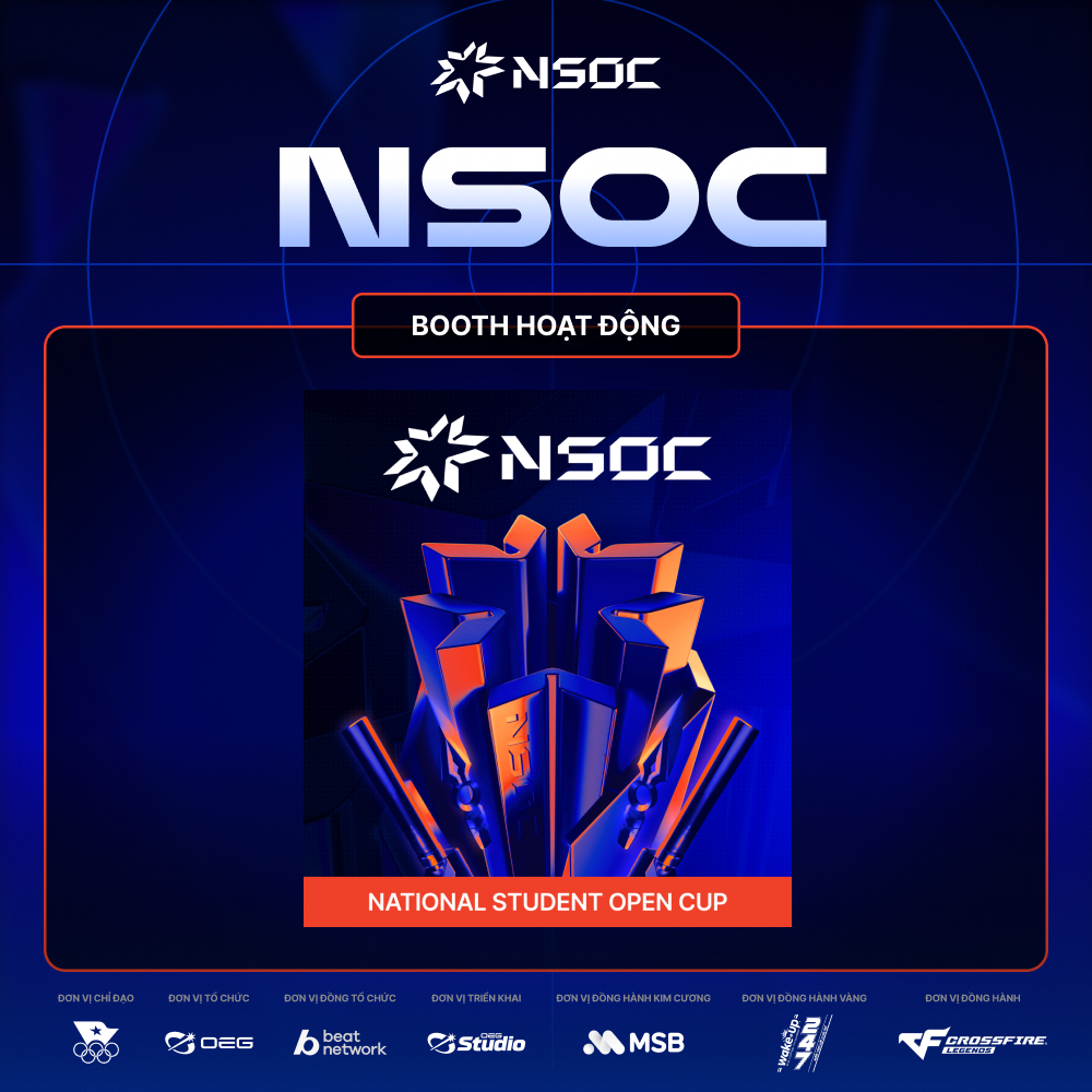 NSOC... - NSOC - Giải đấu Thể thao điện tử Sinh viên Toàn Quốc