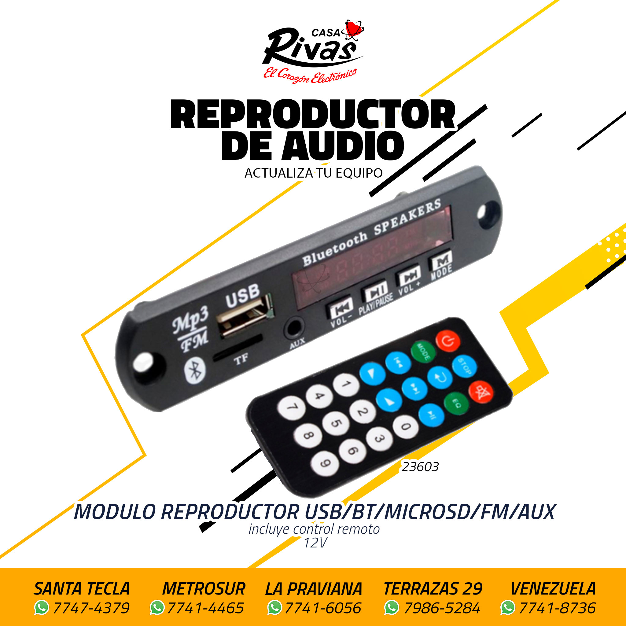 Módulo reproductor de audio con... - Casa Rivas Electrónica | Facebook