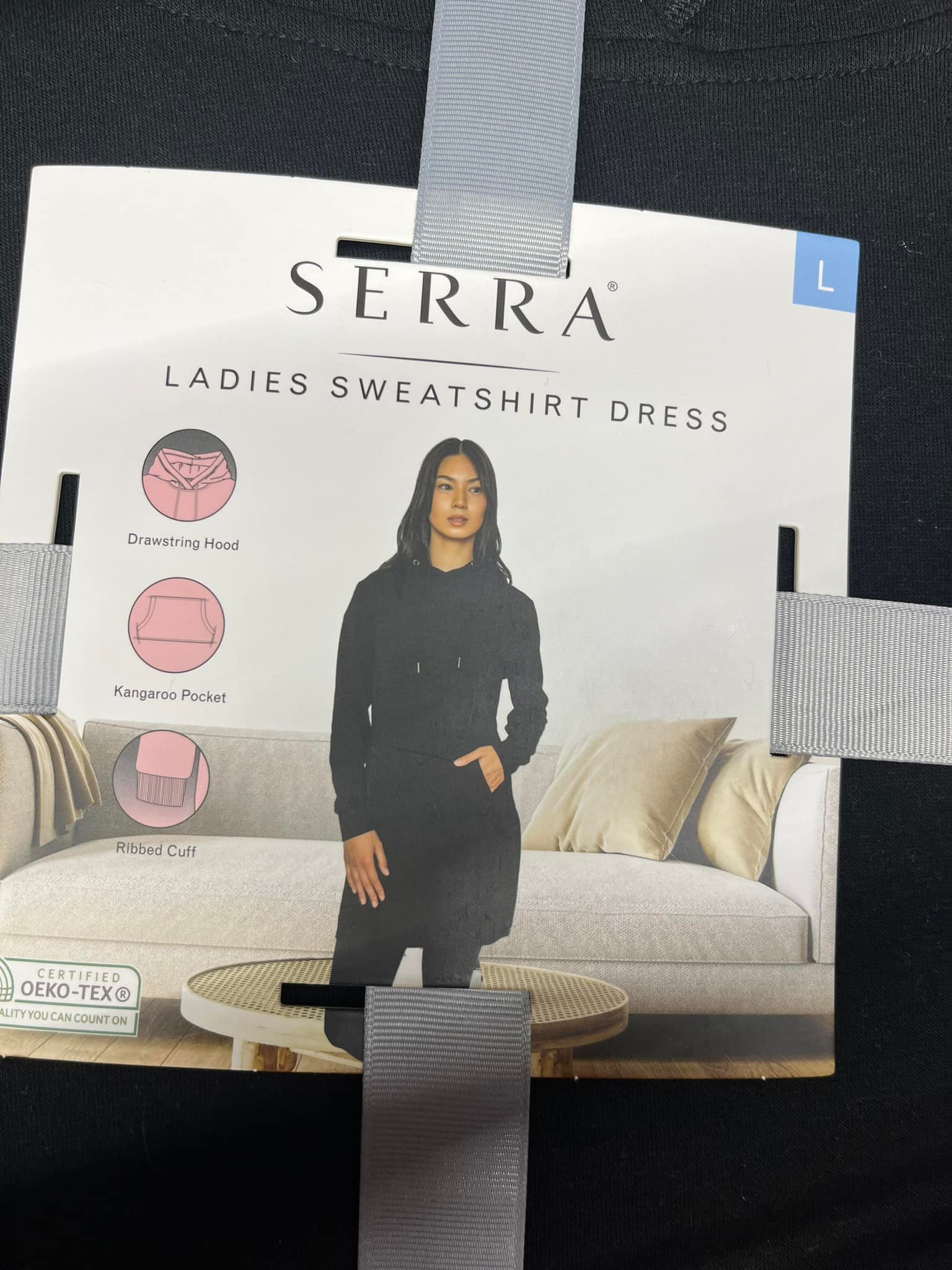 serra ladies sweatshirt dress from Aldi fits well lily rose depp lilac dress