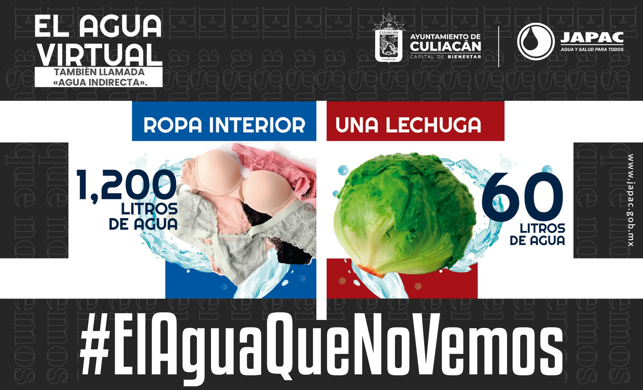 JAPAC Culiacán - El agua virtual es la cantidad de agua... | Facebook