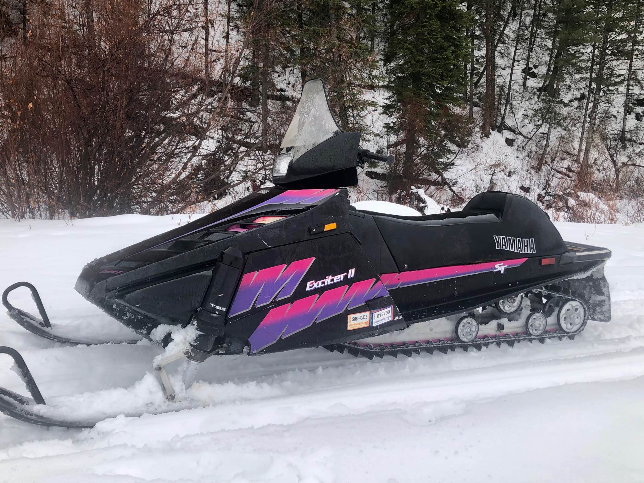 1993 Yamaha Exciter II ST Long Track 570 in hard to find shape 