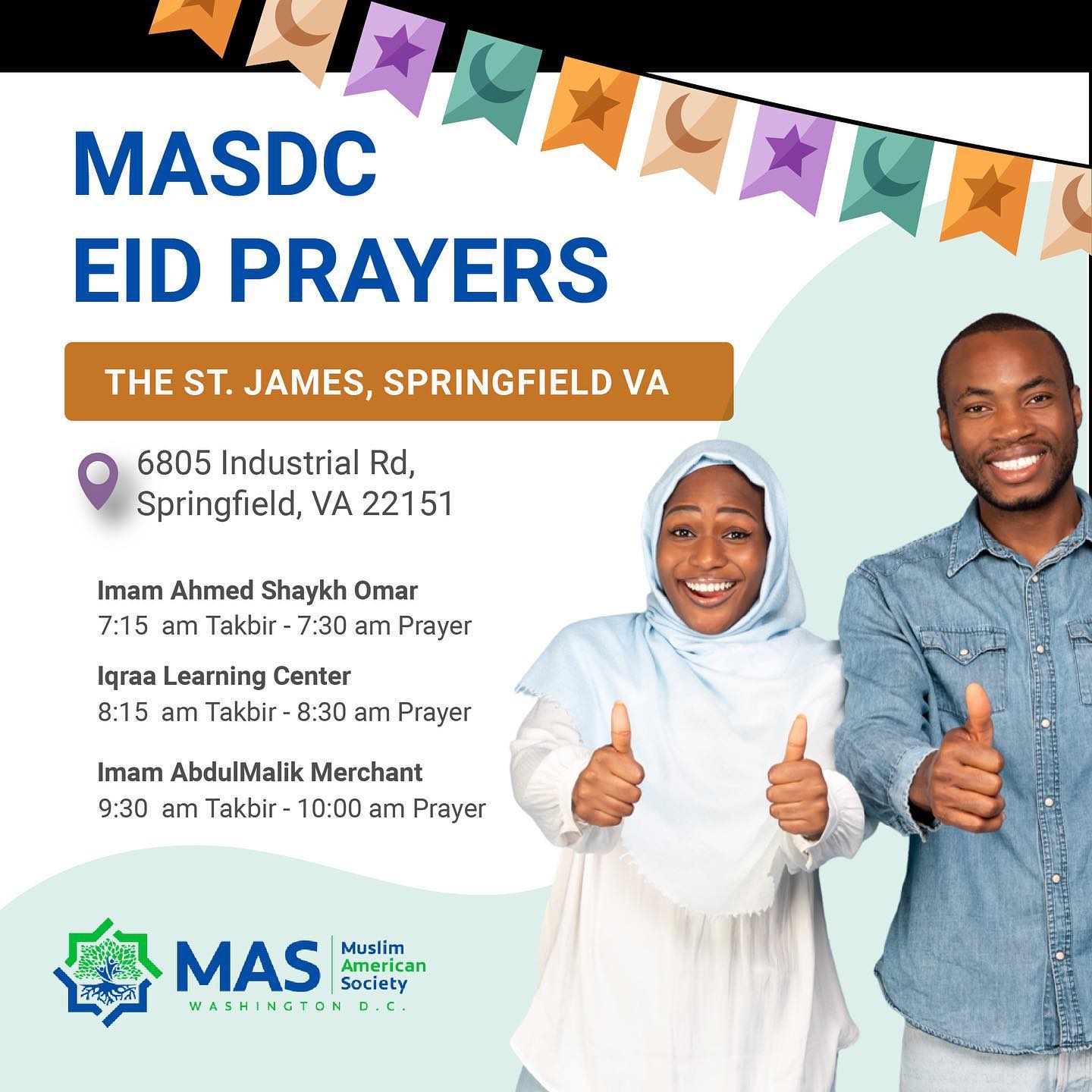 This year Eid Prayers will... - Muslim American Society - DC | Facebook