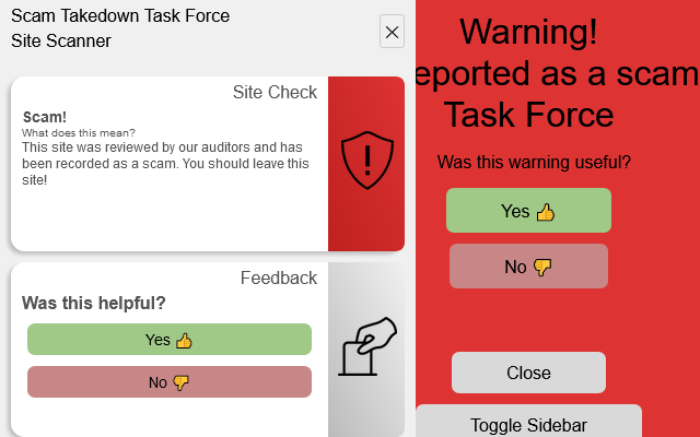 Scam Takedown Task Force