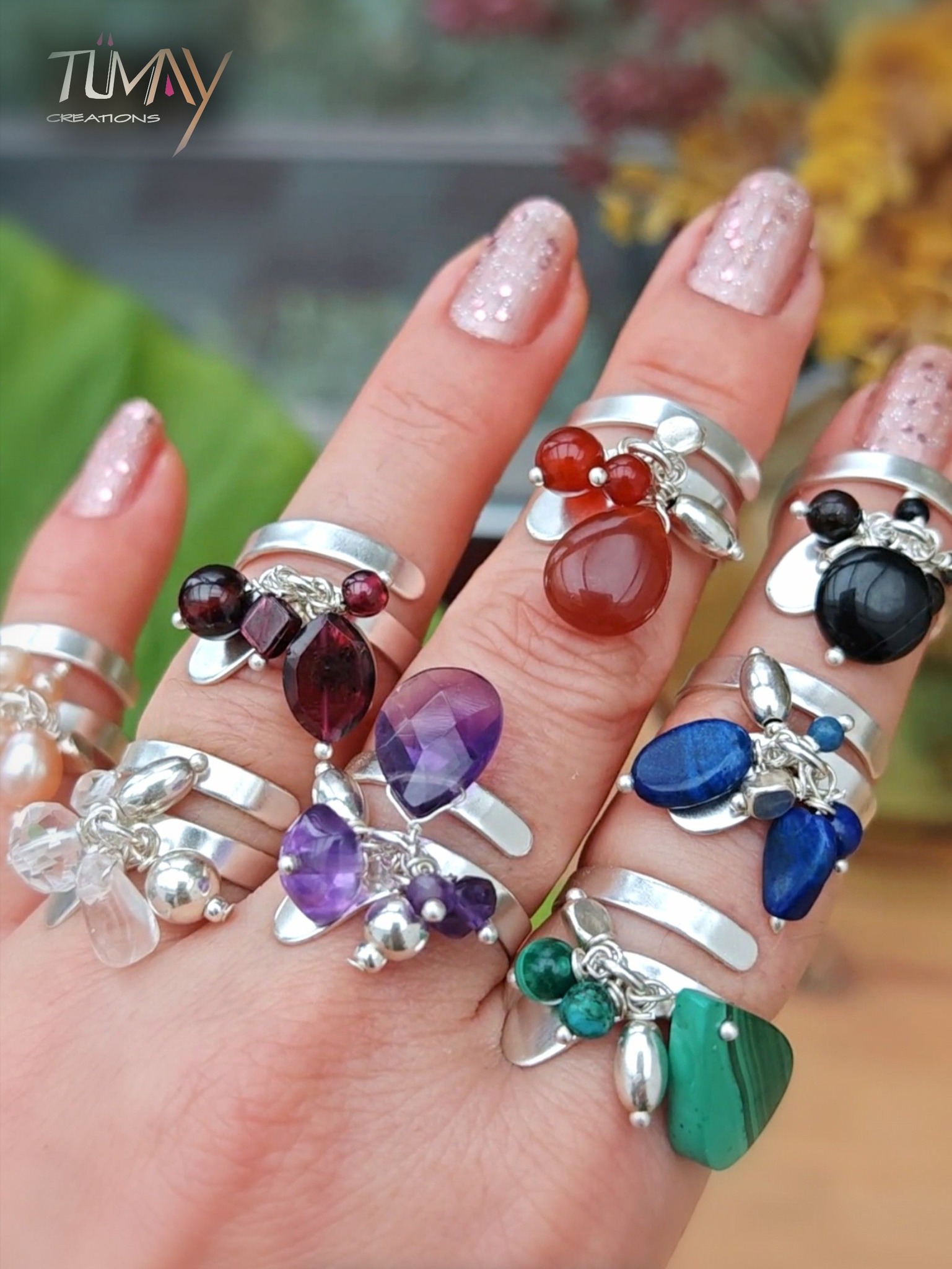 12 Bagues Réglables Pour Filles – Bijoux Enfants Colorés – Cadeau Anniversaire Idéal