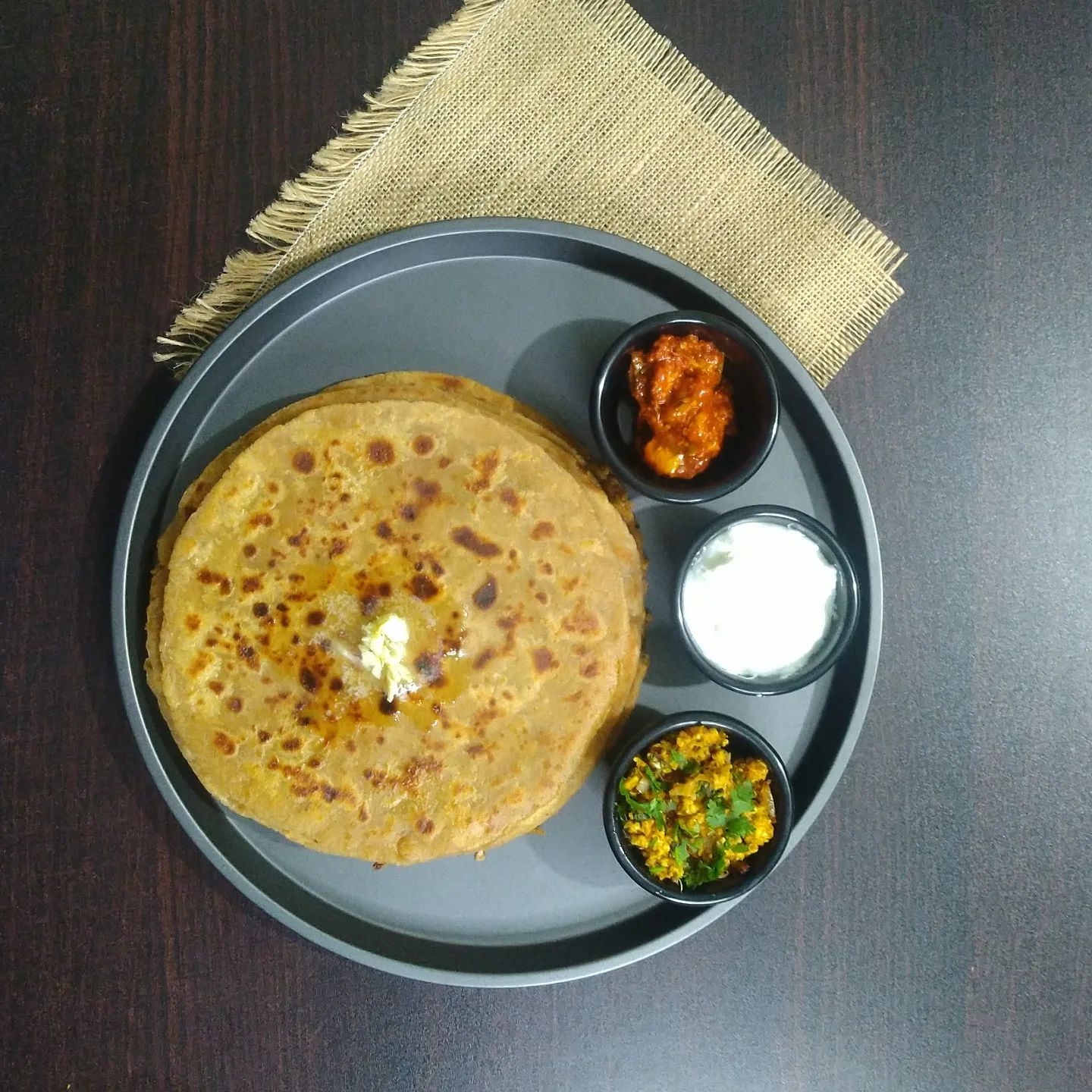 Paneer Paratha with Paneer Bhurji😋😋... - Reks Kitchen Katta